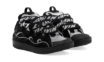 Curb Trainers Black Leather - 图片 3