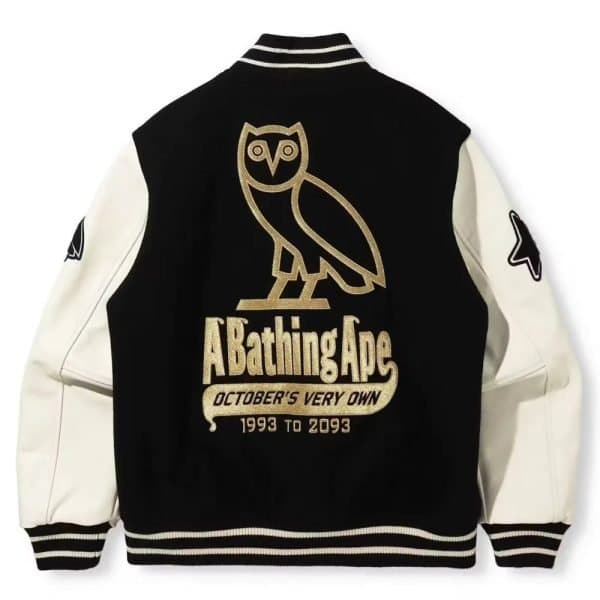 146-BAPE-x-OVO-Varsity-Jacket-_-Blac-600x600-1_da396151-5674-4588-9e57-1ae7f1849dbe.jpg Jacket - 图片 1
