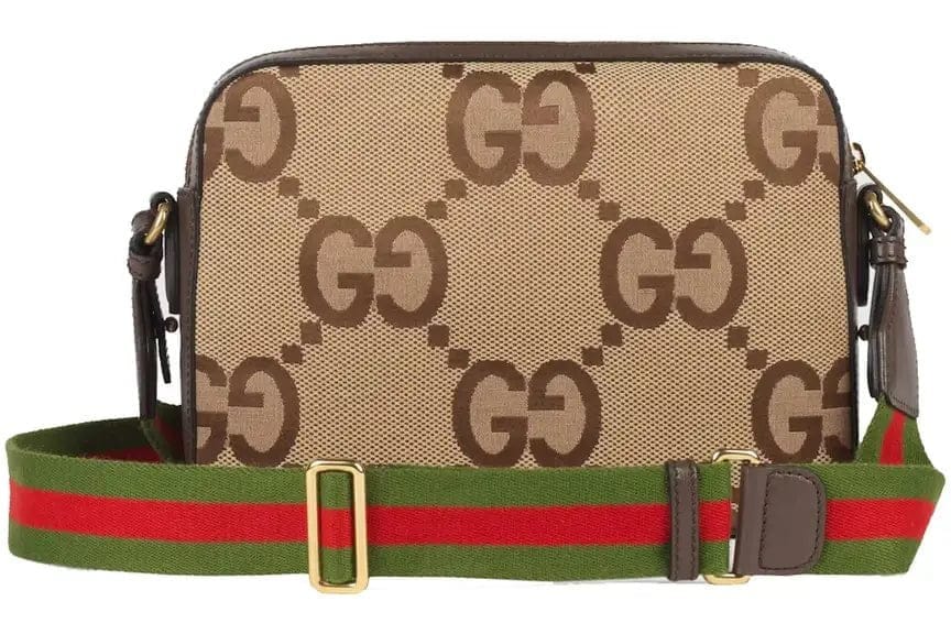 Gucci-Messenger-Bag-with-Jumbo-GG-Camel-Ebony-2_66fd84a5-98ea-4c73-a6b6-dfe412d8654f.jpg Bag - 图片 1