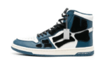 Skel teal black high