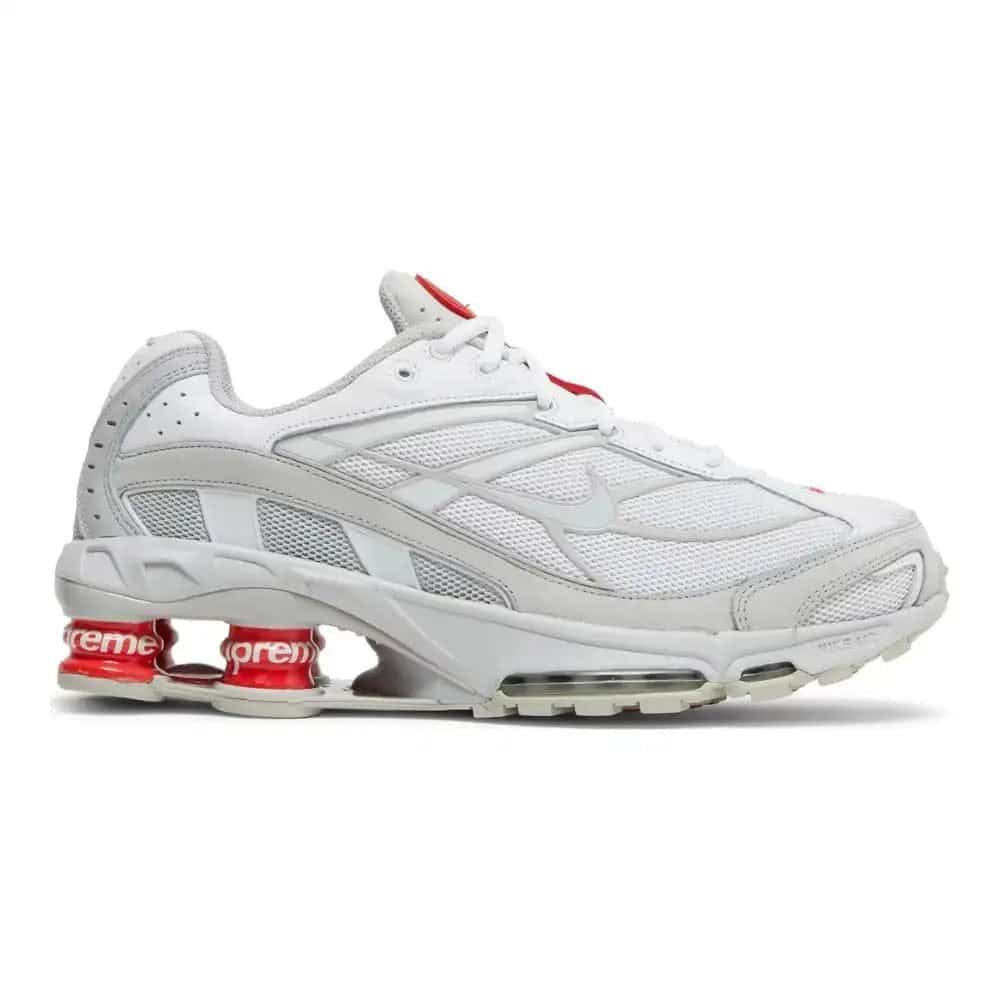 SupremexNikeShoxRide2White_8f45e601-f899-4ba0-8b2f-4822d0760a96.jpg White Orange - 图片 1